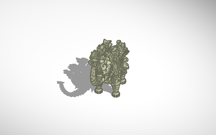 3D design Divine Beast Vah Ruta - Tinkercad