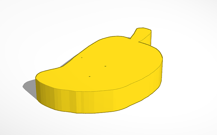 3D design mango - Tinkercad