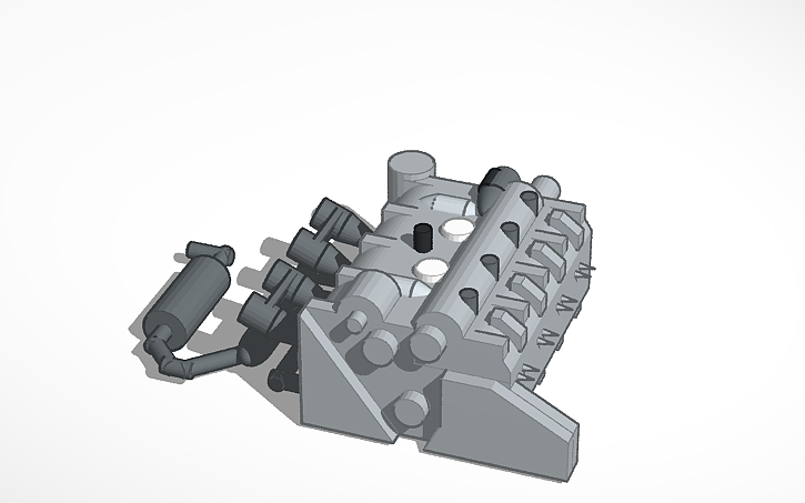 3D design 787b rotory engine - Tinkercad