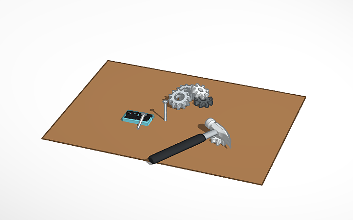 3D design Carpenters Workspace - Tinkercad