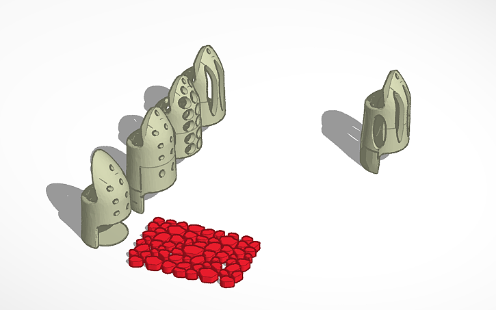 3D design Finger Splint - Tinkercad