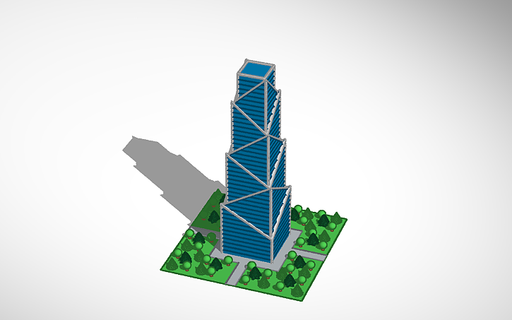 3D design Pyramid block tower - Tinkercad