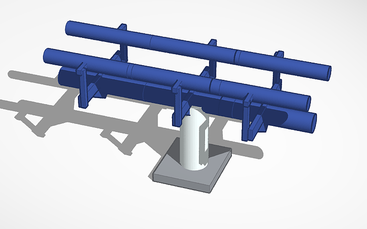 3D design Corkscrew track - Tinkercad