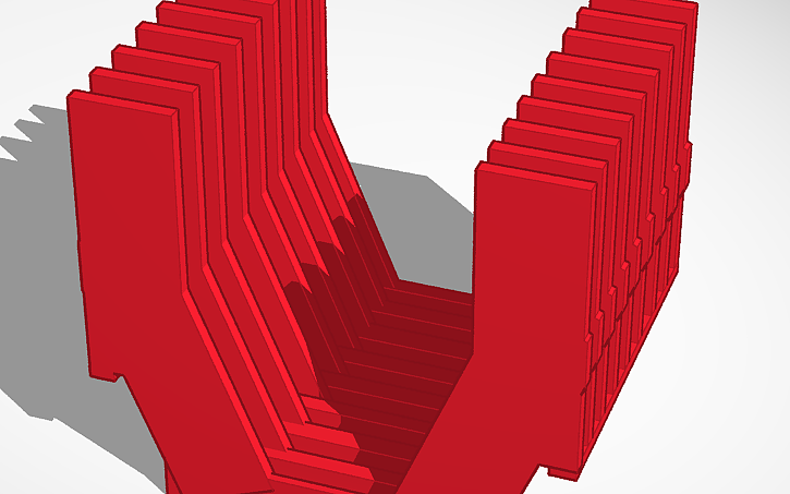 3D design Tupperware Lid Holder - Tinkercad