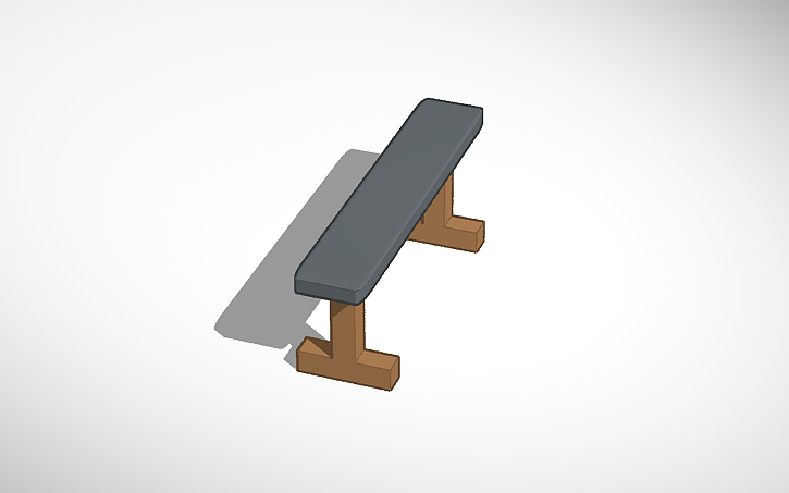 3D design Bench Press - Tinkercad