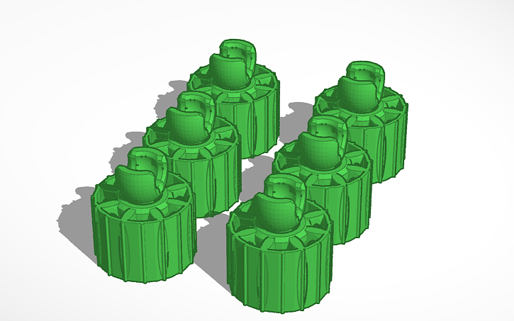 3D design Mars Rover Wheels - Tinkercad