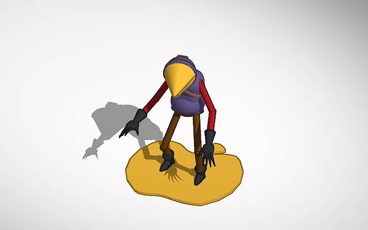 3D design The guest/ raven man from hello guest - Tinkercad