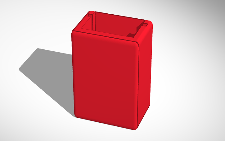 3D design moisture cover sensor - Tinkercad