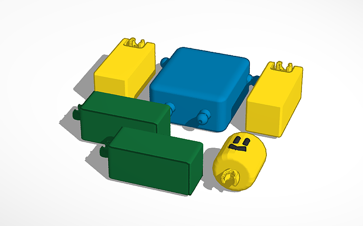 3D design Classic Roblox Character R6 -NOOB- - Tinkercad