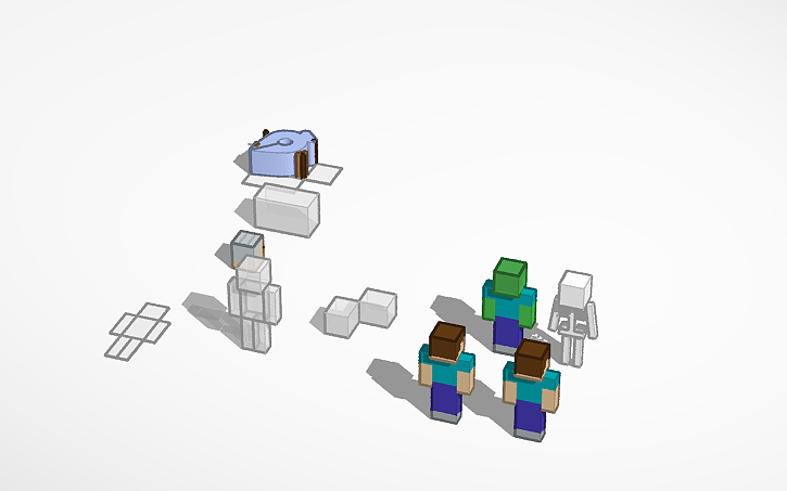 3D design Copy of Minecraft mob maker - Tinkercad