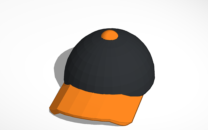 3D design cap - Tinkercad