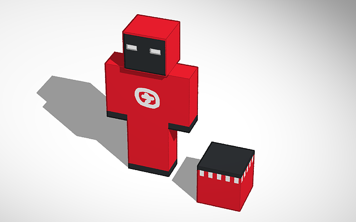 3D design Minecraft Legend - Tinkercad