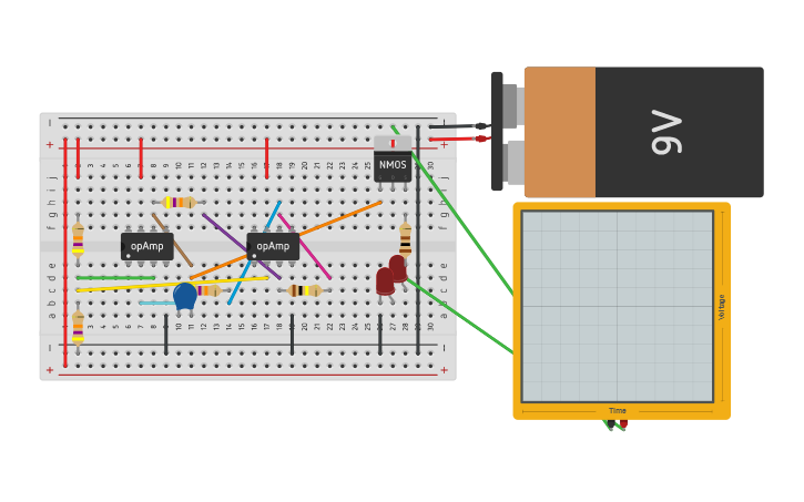 Circuit design EE241 Final Project Briana Kuo - Tinkercad
