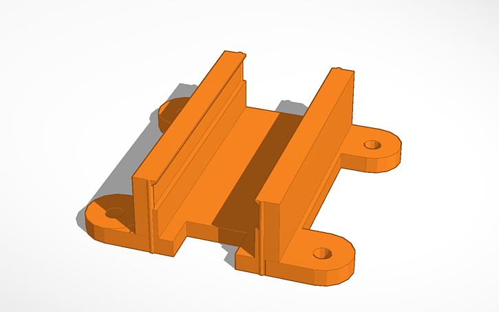 3D design arduino nano mount - Tinkercad