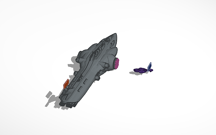 3D design the rath of the malevolence apon the covenant - Tinkercad