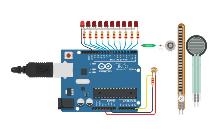 Arduino Light Meter Example Circuit design Arduino Light Meter - Tinkercad