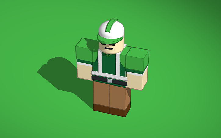 3D design Carepad builderman (forsaken) - Tinkercad