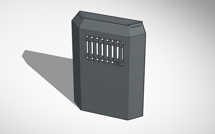 3D design lego riot shield - Tinkercad