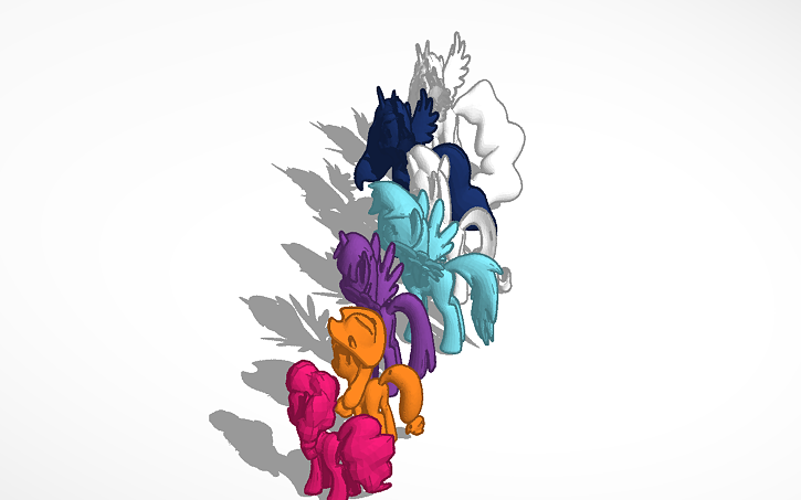 3D design my little pony - Tinkercad