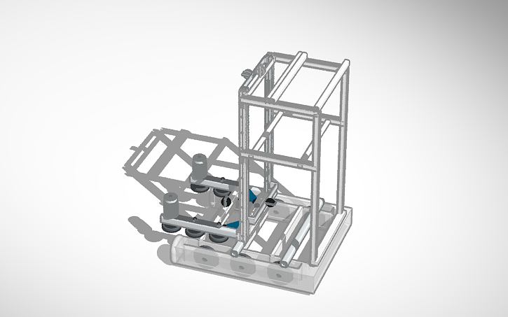 3D design FRC robot prototype - Tinkercad
