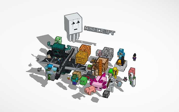 3D design all minecraft - Tinkercad