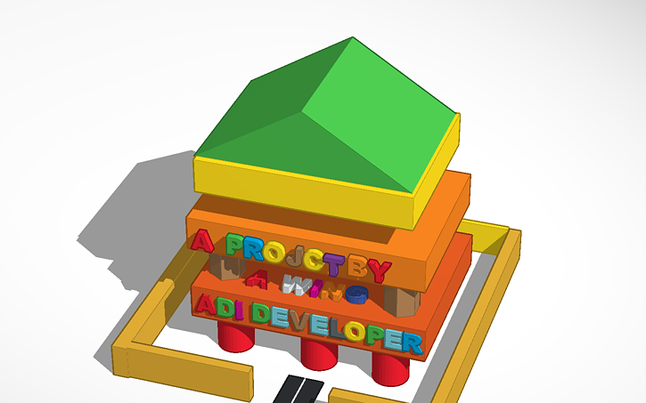 3D design building - Tinkercad