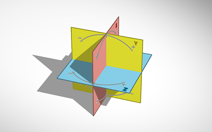 3D design M578 - X Y and Z-Axis Rotation - Tinkercad