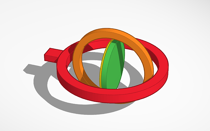 3D design Gyroscope V1 - Tinkercad