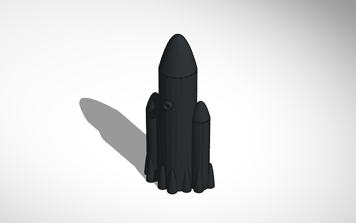 3D design NASA ROCKET - Tinkercad