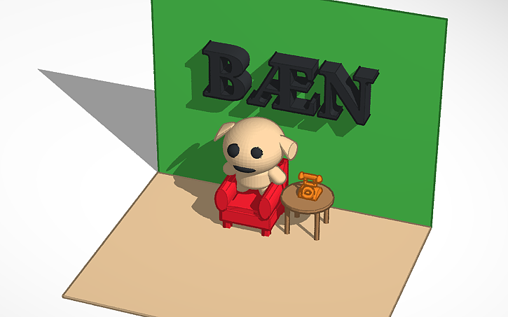 3D design My talking Ben - Tinkercad