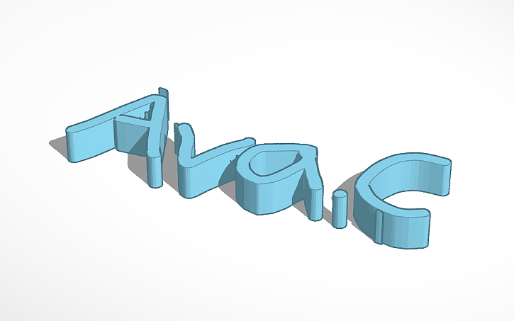 3D design snow - Tinkercad