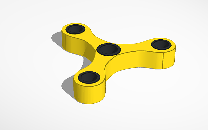 3D design Fidget toy - Tinkercad