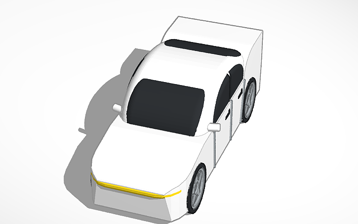 709 Tinker 3D design Eletric Car - Tinkercad