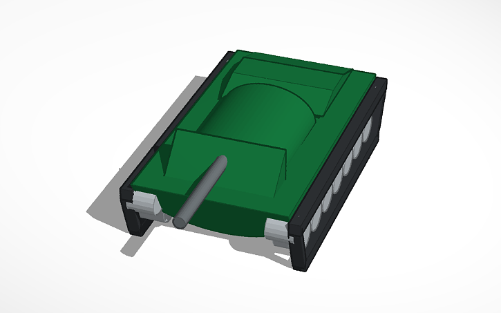 3D design tanque - Tinkercad