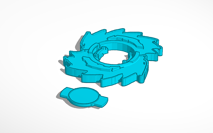 3D design Ice dragoon V2 plastic gen beyblade upgrade attackring ...