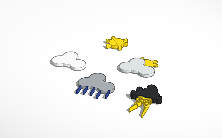 3D design Weather Collaborative Project - Tinkercad
