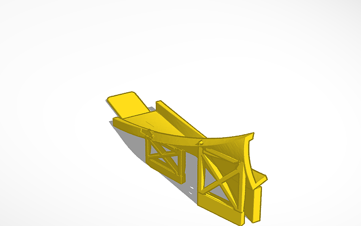 3D design Hot Wheels Corkscrew Ramp - Tinkercad