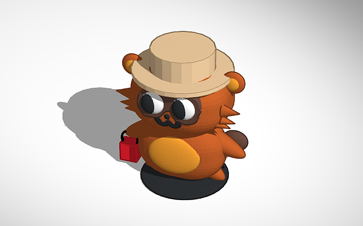 3D design Tanuki - Tinkercad