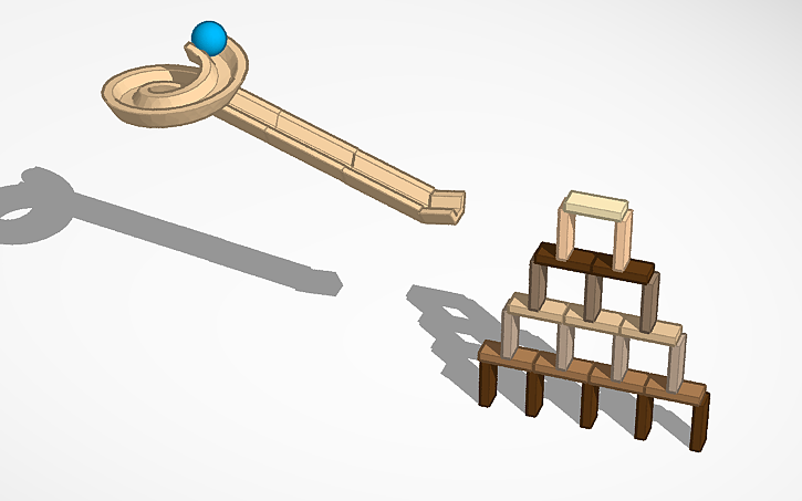 3D design Copy of Demolition Challenge - blocks - Tinkercad