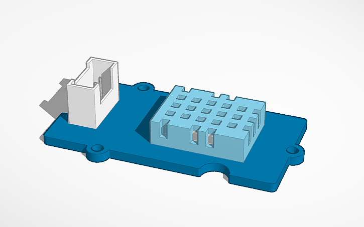 3D design IoT Sensor - Humidity - Tinkercad
