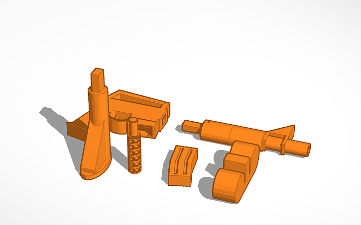 3D design M16 - Tinkercad