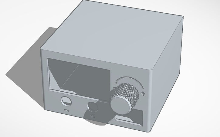 3D design Adjustable DC Power Supply Box - Tinkercad