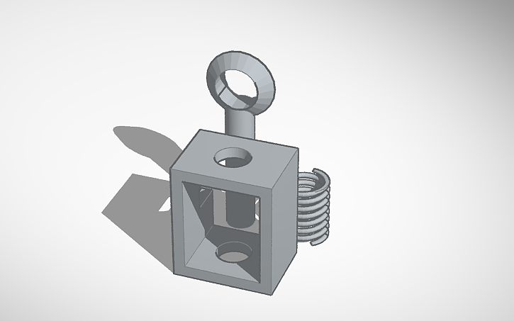 3D design Springlock - Tinkercad