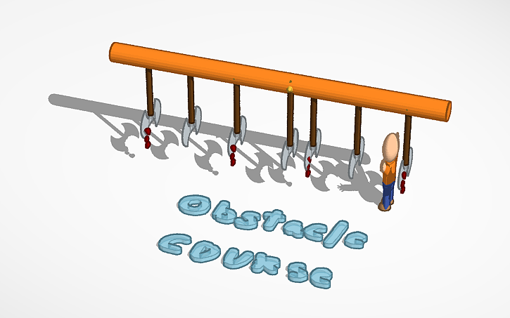 3D design obstacle course - Tinkercad