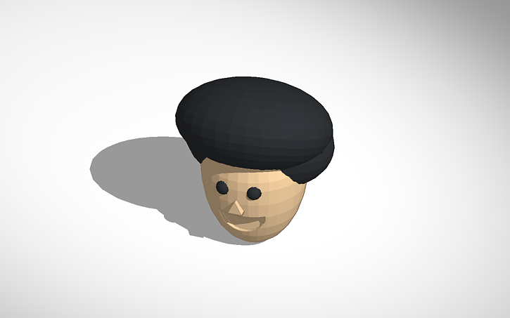 3D design face - Tinkercad
