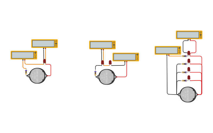 Circuit design Series and Parallel Circuits - Tinkercad