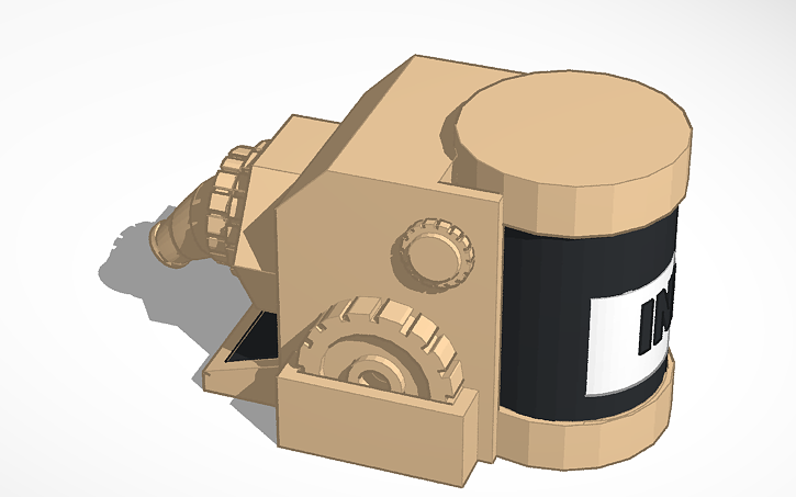 3D design ink machine from Bendy and the ink machine - Tinkercad