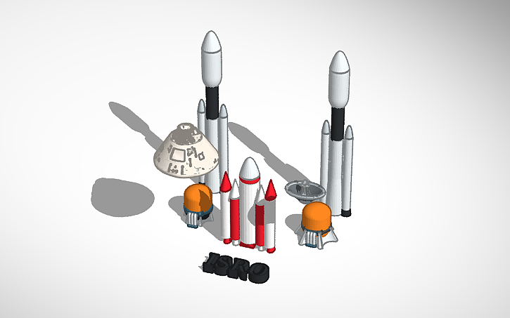 3D design ISRO - Space Model - Tinkercad