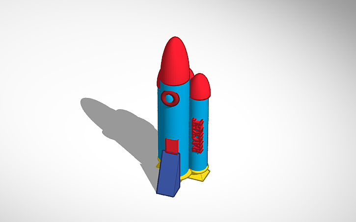 3D design Racket - Tinkercad