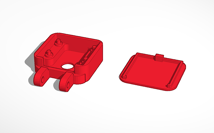 3D design Raspberry Pi Camera Case - Tinkercad